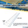 Kable Kontrol Spider Bracket  Wall Support Brackets - Wire Mesh Tray Cable Management Rack Cable Basket, Zinc Plated Steel NEC Approved for Network, Fiber Optic, Cabling Accessory view 3