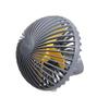 INTOPIC USB Mushroom Design Mini Table Desktop Fan Removable Cover for Easy Cleaning Home Office, 13W X 12.6L X 14H cm, FAN-05 view 3