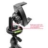TRACKINGFORLESS 11-inch Tripod Mount with Phone Holder for Smartphones and Digital Cameras, Flexible Portable Stand, Video Selfie Stick, Compatible with iPhone 12, 11, XS, XR, Galaxy S20, Note 10 view 4