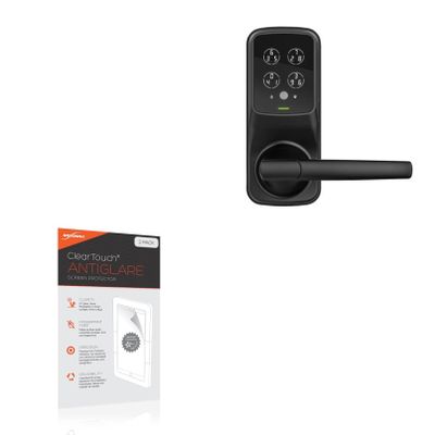 BoxWave Screen Protector Compatible with Lockly Secure Plus - ClearTouch Anti-Glare (2-Pack), Anti-Fingerprint Matte Film Skin