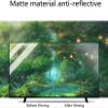 WLWLEO TV Screen Protector for 32-75 inch Displays, Anti-Glare/Anti Blue Light/Anti Scratch/Anti-Fingerprint Film, Relieve Eye Fatigue, Protect Eyesight,46 "1017570mm view 4