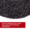 3M Scotch-Brite Clean and Strip XT Pro Disc, XO-DC, SiC Extra Coarse, 6 in x 1/2 in, Pack of 15, Silicon Carbide Cuts Aggressively and Leaves a Fine Finish, Resists Loading, Purple view 2