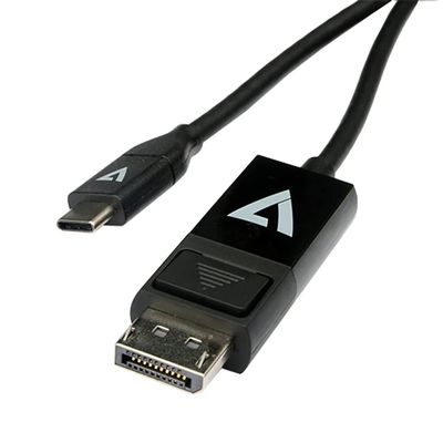 V7 USB-C Male to DisplayPort 1.2 Male 21.6 Gbps 4K UHD