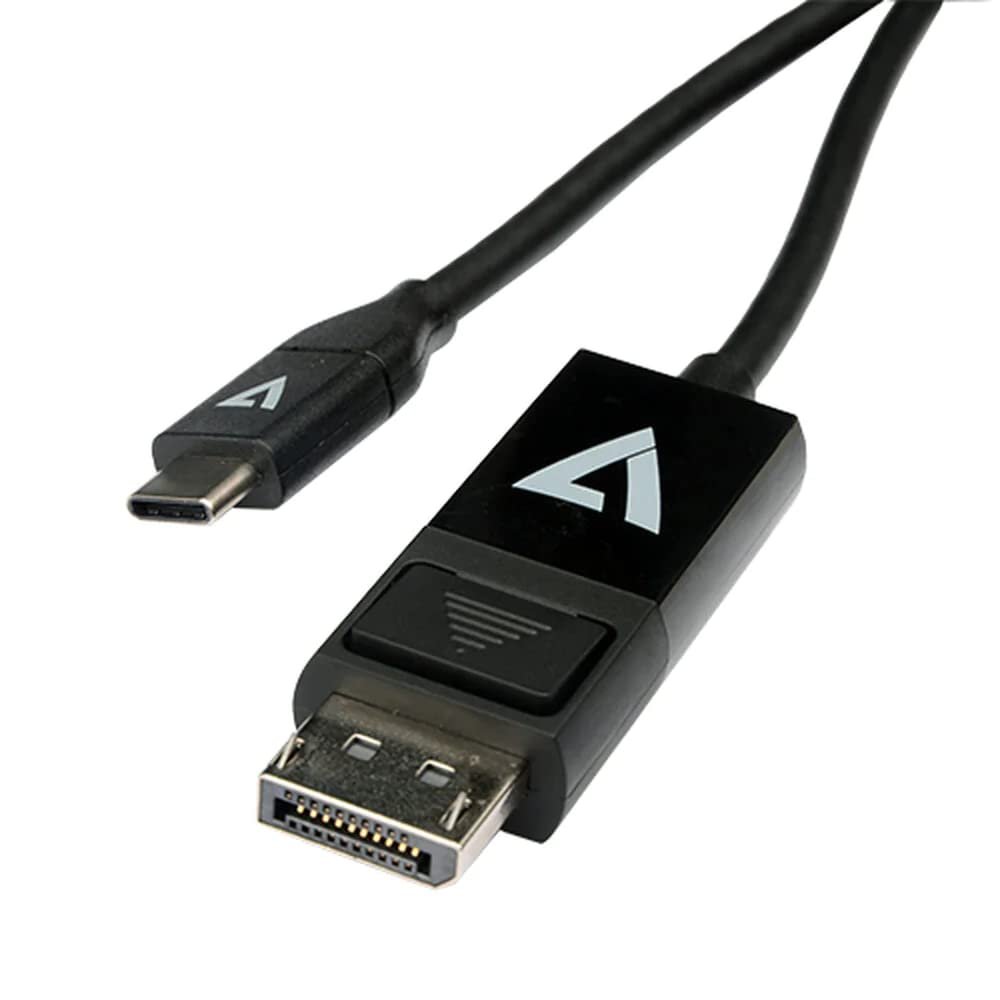 V7 USB-C Male to DisplayPort 1.2 Male 21.6 Gbps 4K UHD