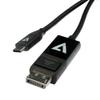 V7 USB-C Male to DisplayPort 1.2 Male 21.6 Gbps 4K UHD view 1