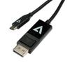 V7 USB-C Male to DisplayPort 1.2 Male 21.6 Gbps 4K UHD view 2