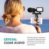 Movo Smartphone Vlogging Kit with Shotgun Microphone for Camera - Smartphone Microphone for iPhone and Android Adapter - LED Camera Light - Lightweight Tripod for Camera with Mobile Phone Tripod Mount view 3