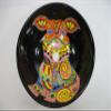 15" round TALAVERA VESSEL SINK Mexican handmade ceramic bathroom basin, folk art view 1