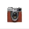 35 SP Case, BolinUS Handmade Genuine Real Leather Half Camera Case Bag Cover for Olympus 35 SP Camera with Hand Strap (LavaBrown) view 1