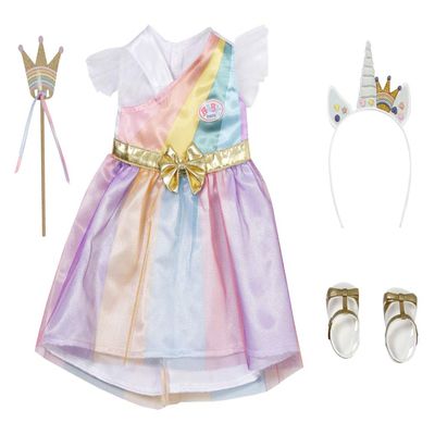 BABY born Fantasy Deluxe Princess 43cm - Toy for Kids - Easy for Small Hands, Creative Play Promotes Empathy & Social Skills, for Toddlers 3 Years & Up - Includes Dress, Shoes, Hairband and Wand