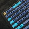 142 MA Blue Cat Dye Sub ANSI ISO PBT Full Keycap for MX Mechanical Keyboard Filco 104 TKL 61 KBD75 Kira96 YMD96 Tada68 ID80 (142 Base kit) view 2