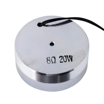 Heayzoki Vibration Speaker,50mm 2Inch Speaker Vibration,All Frequency Resonance,Strong Bass Louderspeaker, 4  25 w / 8  20 w Optional Impedance Power,for PC Phone etc(8 20W)