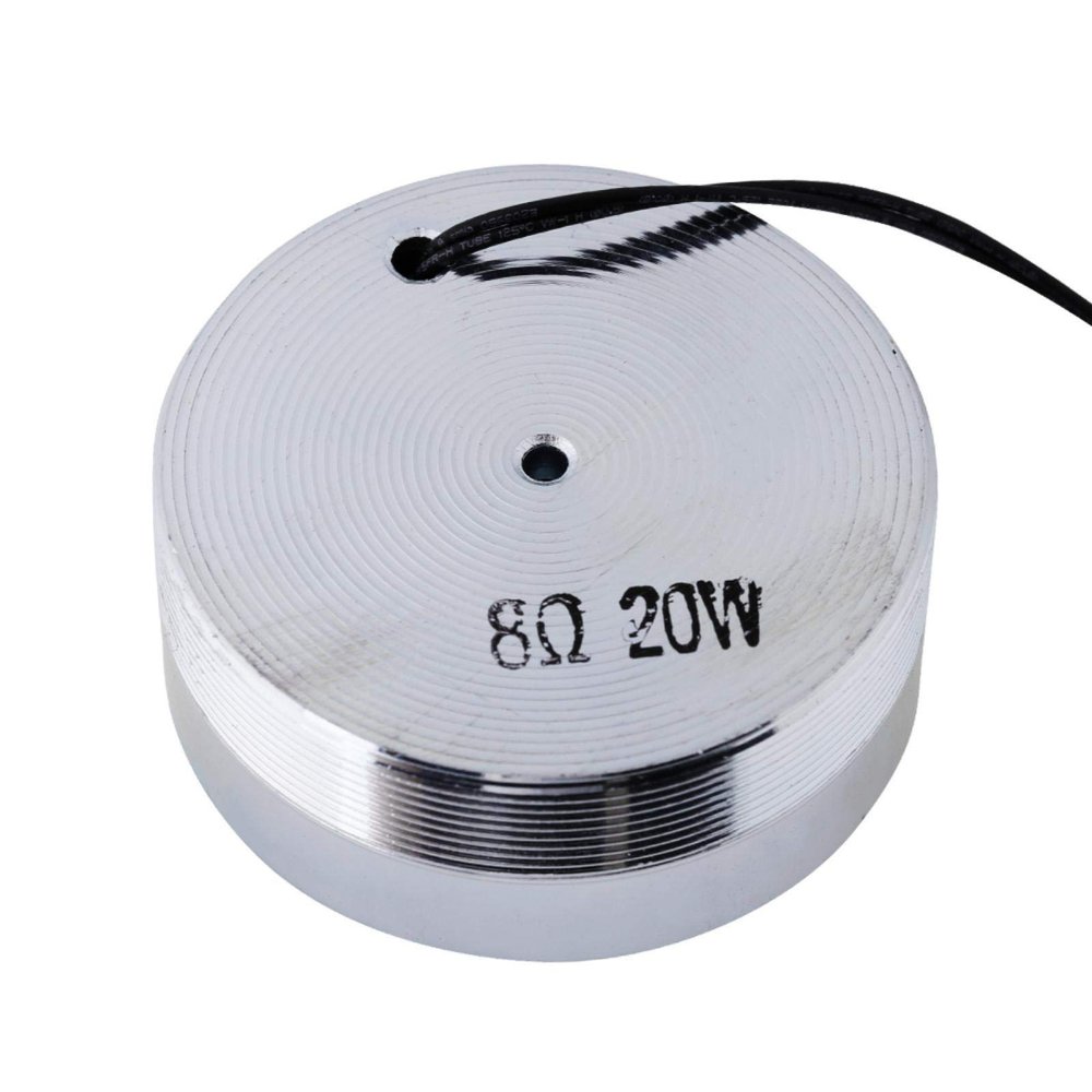 Heayzoki Vibration Speaker,50mm 2Inch Speaker Vibration,All Frequency Resonance,Strong Bass Louderspeaker, 4  25 w / 8  20 w Optional Impedance Power,for PC Phone etc(8 20W)