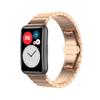 BabyValley Band Compatible with Huawei Watch Fit Band Stainless Steel Strap Metal Bracelet with Tools Wristband Replacement Bands for Watch Fit (Rose Gold) view 2