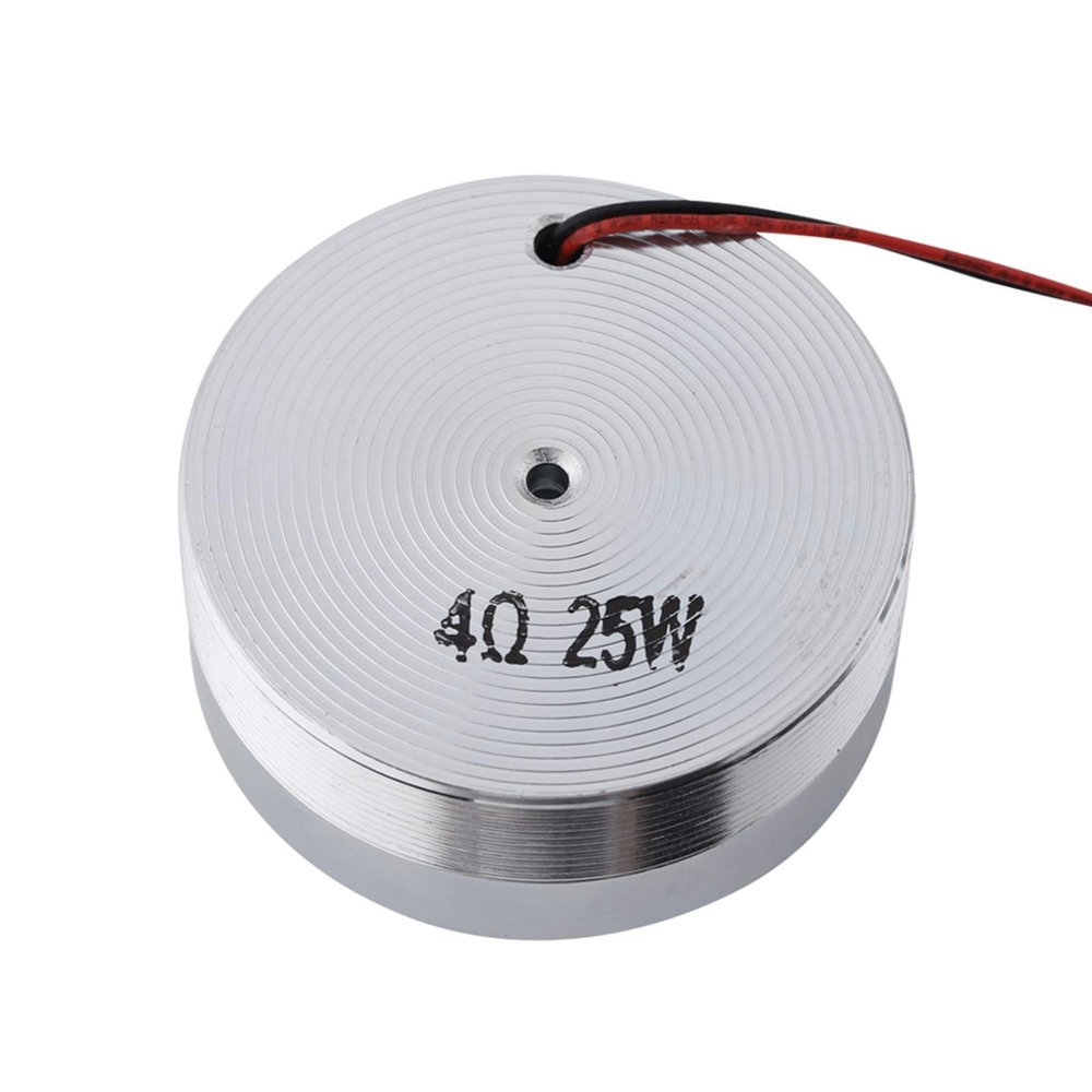 Heayzoki Vibration Speaker,50mm 2Inch Speaker Vibration,All Frequency Resonance,Strong Bass Louderspeaker, 4 25 w / 8 20 w Optional Impedance Power,for PC Phone etc(4 25W)