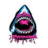 Set of 2-3INCH Sticker -Santa Cruz Speed Wheels Shark Skateboard Sticke view 1