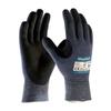 ATG 44-3745V/XL Maxicut Ultra, Blue Engineered Yarn, Black Microfoam Nitrile Grip, Vend Pack Blue XL view 2