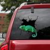 Ocean Gift Lizards Car Decals, Wall Decals Stickers Pack of 2 - Realistic Car Stickers Design Series 6 Size 10" x 10" view 1