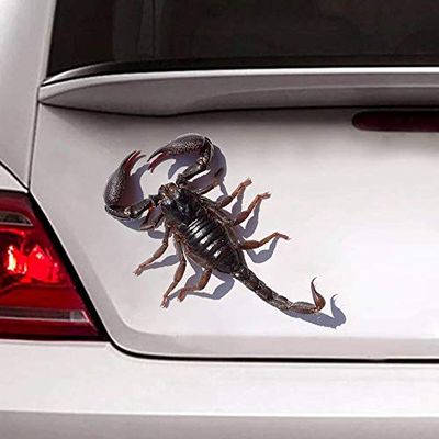 Ocean Gift Scorpions Car Decals, Wall Decals Stickers Pack of 2 - Realistic Car Stickers Design Series 6 Size 8" x 8"