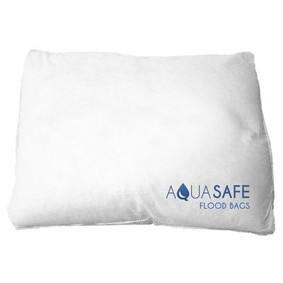 AquaSafe Flood Bags, Water Absorbent Flood Barrier and Super Absorbant Pad, 16" x 22", Pack of 20