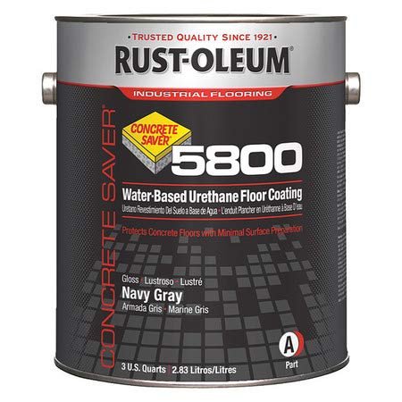 5800 Waterbased Urethane Navy Gray GLOSS 1 GALLON KIT