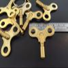 Galapagoz Solid Brass Keys for Antique Clocks Sizes 5-12 Set of 8 USA view 2