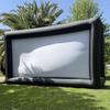 28 ft Inflatable Movie Screen Outdoor Incl Blower - Front and Rear Projection - Portable Blow Up Projector Screen for School, Churches, Grand Parties, Backyard Pool Fun view 3