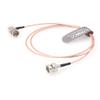 SZRMCC SDI Video Cable BNC to Right Angle BNC Male 3G HD SDI Cable RG179 75ohm Slim Flex Coaxial Cable for ARRI RED Blackmagic Cameras Atomos SmallHD Monitor (15cm) view 2