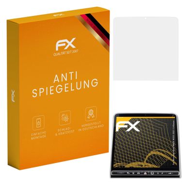 atFoliX Screen Protector compatible with Mercedes-Benz MBUX W223 2021 S-Klasse Screen Protection Film, anti-reflective and shock-absorbing FX Protector Film (3X)