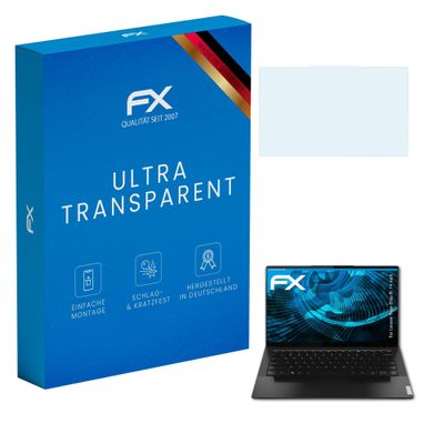 atFoliX Screen Protection Film compatible with Lenovo Yoga Slim 9i 14 inch Screen Protector, ultra-clear FX Protective Film (2X)