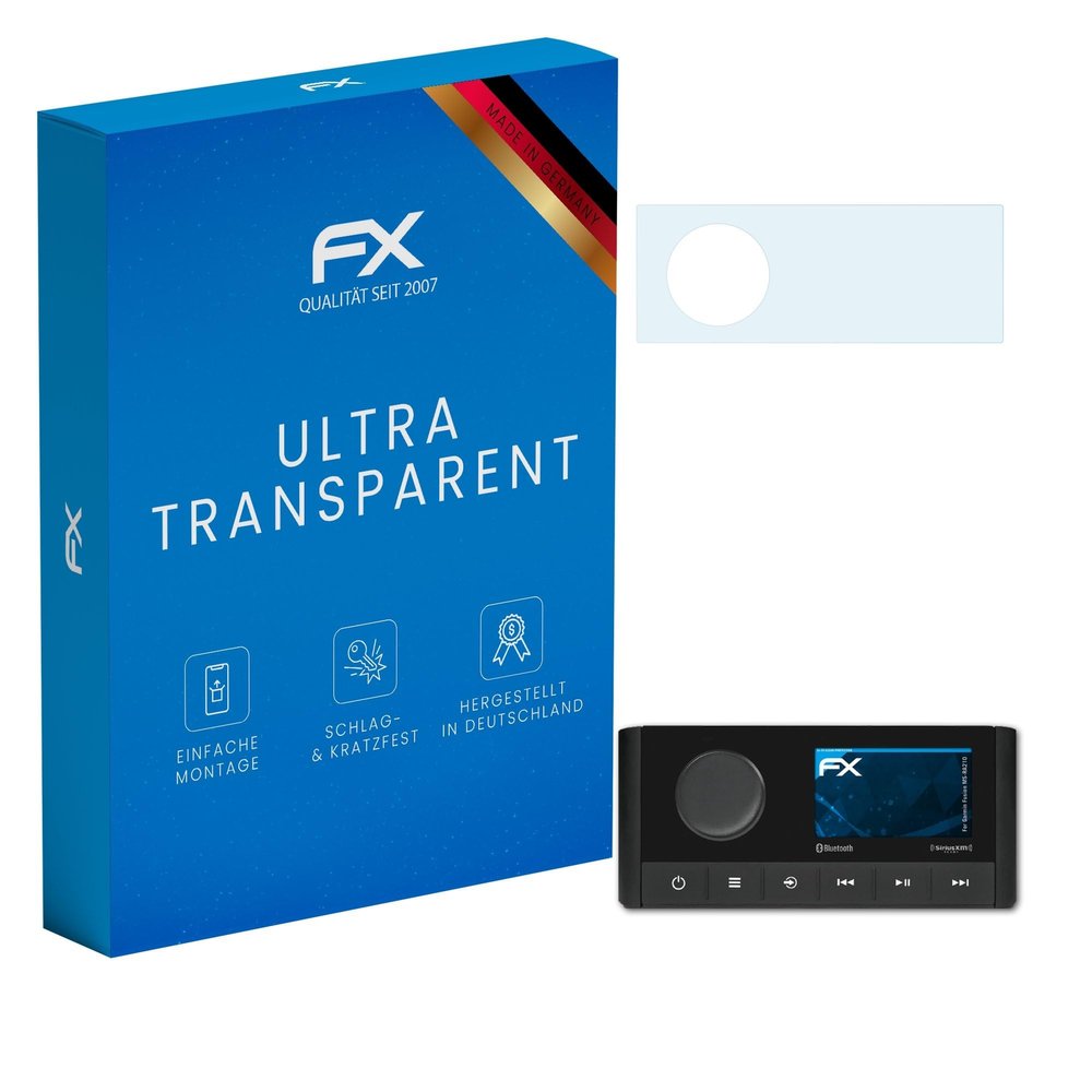 atFoliX Screen Protection Film compatible with Garmin Fusion MS-RA210 Screen Protector, ultra-clear FX Protective Film (3X)