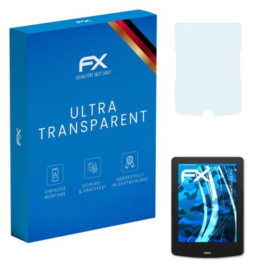 atFoliX Screen Protection Film compatible with inkBook Calypso Plus Screen Protector, ultra-clear FX Protective Film (2X)