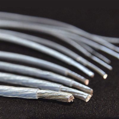 Pangyoo PYouo-Copper Wire 5M Silver Plated FEP Wire High Purity, OFC Copper Cable HiFi Audio Speaker Headphone, DIY 10/11/13/14/15/18/20/22/24/26/28/30 AWG Tool Accessories