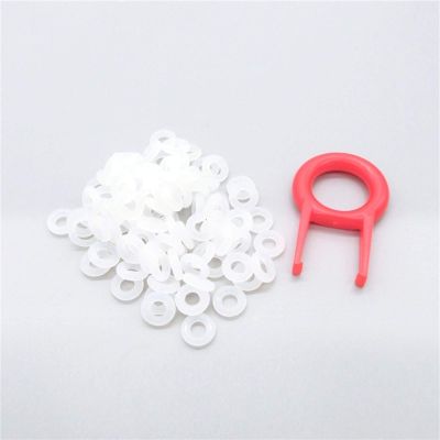 Pangocho Jinchao-O-Ring Sealing Washer 110pcs Keycaps O Ring Seal Switch Sound Dampeners, Keyboard Damper Noise Reduction Keyboard O-Ring Seal, Rubber (Color : White, Size : 9x4x2.5mm)