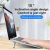 2 pair DAYJOY Portable Laptop foldable Metal Stand Laptop Stand, Shield Shape Laptop Computer Stand for Desk Stand Laptop Cooler design for MacBook Air, IPad Pro,Matebook,Alienware All Notebooks 4-20" view 2