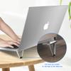 2 pair DAYJOY Portable Laptop foldable Metal Stand Laptop Stand, Shield Shape Laptop Computer Stand for Desk Stand Laptop Cooler design for MacBook Air, IPad Pro,Matebook,Alienware All Notebooks 4-20" view 3