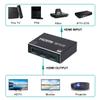 1x3 HDMI Splitter, 1 in 3 Out HDMI Splitter Audio Video Distributor Box Support 3D & 4K x 2K Compatible for HDTV, STB, DVD, PS3, Projector Etc view 2
