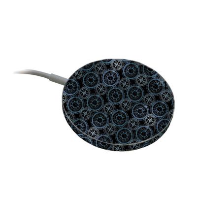 MightySkins Skin Compatible with Apple MagSafe Charger - Compass Tile | Protective, Durable, and Unique Vinyl Decal wrap Cover | Easy to Apply, Remove, and Change Styles | Made in The USA