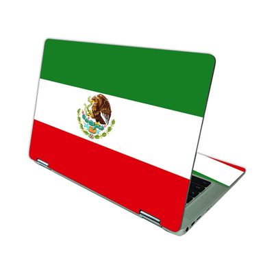 MightySkins Skin Compatible with HP Chromebook x360 14 (2021) - Mexican Flag | Protective, Durable, and Unique Vinyl Decal wrap Cover | Easy to Apply, Remove, and Change Styles | Made in The USA