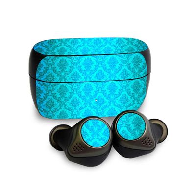 MightySkins Skin Compatible with Jabra Elite 85T - Blue Vintage | Protective, Durable, and Unique Vinyl Decal wrap Cover | Easy to Apply, Remove, and Change Styles | Made in The USA