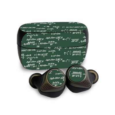 MightySkins Skin Compatible with Jabra Elite 85T - Equation Board | Protective, Durable, and Unique Vinyl Decal wrap Cover | Easy to Apply, Remove, and Change Styles | Made in The USA Cherry Blossom