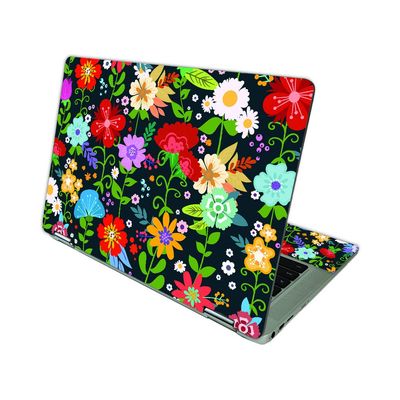 MightySkins Skin Compatible with HP Chromebook x360 14 (2021) - Cartoon Bloom | Protective, Durable, and Unique Vinyl Decal wrap Cover | Easy to Apply, Remove, and Change Styles | Made in The USA