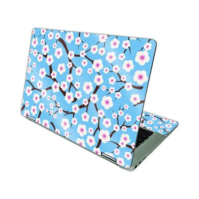 MightySkins Glossy Glitter Skin Compatible with HP Chromebook x360 14 (2021) - Japanese Spring | Protective, Durable High-Gloss Glitter Finish | Easy to Apply and Change Styles | Made in The USA