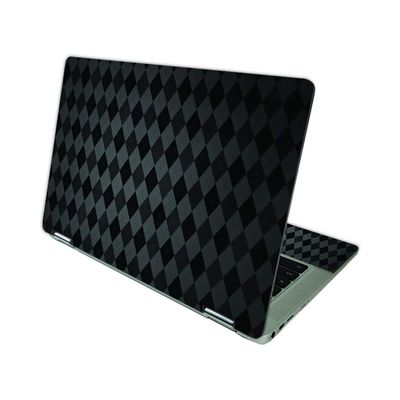 MightySkins Skin Compatible with HP Chromebook x360 14 (2021) - Black Argyle | Protective, Durable, and Unique Vinyl Decal wrap Cover | Easy to Apply, Remove, and Change Styles | Made in The USA