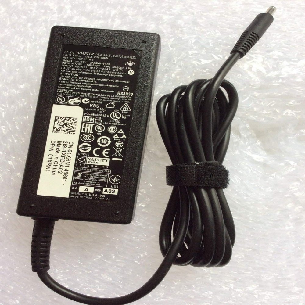 19.5V 3.34A 65W AC Adapter Charger for Dell Inspiron 15 5000 7000 Series