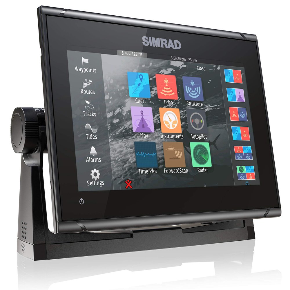 Simrad GO9 XSE - 9-inch Chartplotter (No Transducer) with C-MAP Discover Chart Card