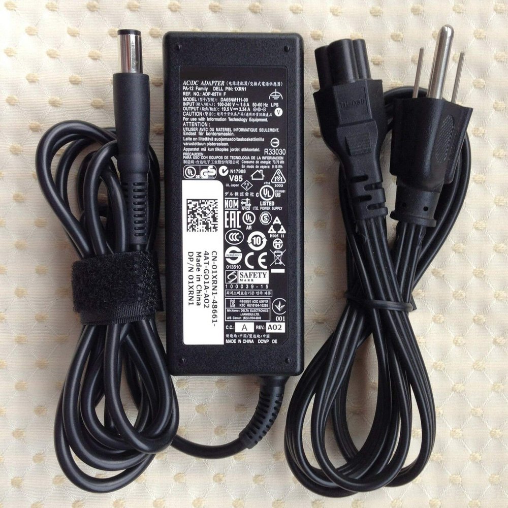19.5V 3.34A 65W PA-12 AC Adapter Charger for Dell Inspiron N3010 N4010 N5010 N1710