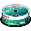 Buffalo RO-BR25V-020PW/N BD-R Blu-Ray Discs, 25 GB, 20 Sheets, Spindle, Single Sided Layer, 1 - 6x Speed, White Label view 1