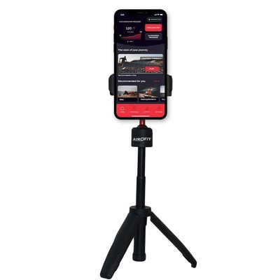 Airofit Tripod - Portable and Multifunctional Phone Tripod Stand for Steadily Capturing Your Moments - Adjustable Tripod Selfie Stick Well Suited Cell Phone Stand Tripod for iPhone and Android Phone