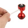 FEICHAO 2PCS CNC 1/4 Ball Head Bracket 1 inch Extended Ball Head Compatible with Hero 13, Osmo Action4 Sports Camera Diving Handheld Accessories (Red) view 2